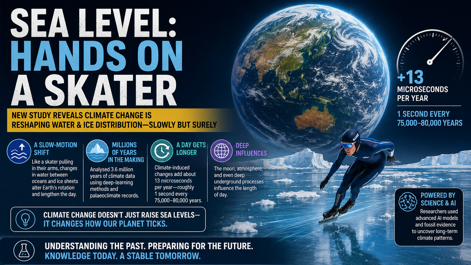 Science Update: Climate Change is Increasing the Length of Earth's Day